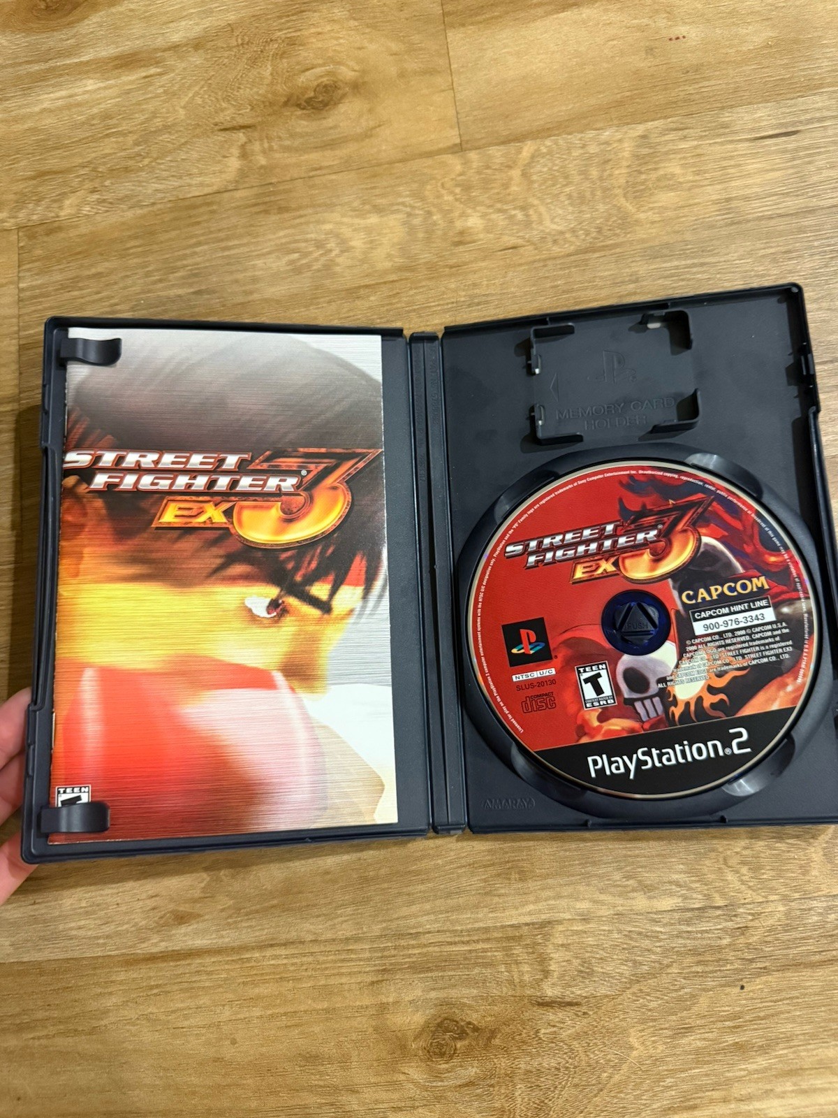 Capcom Street Fighter EX3 Street Fighter Series Sony PlayStation 2 PS2 T Manual