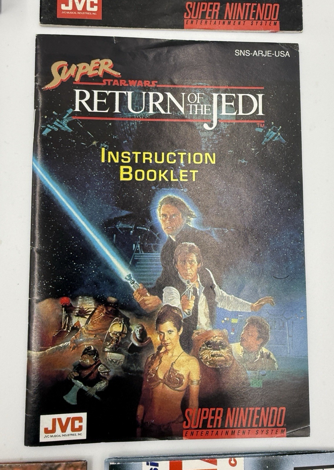 CIB Super Star Wars Trilogy SNES LOT Empire Strikes Return Jedi Fast Free Shipng