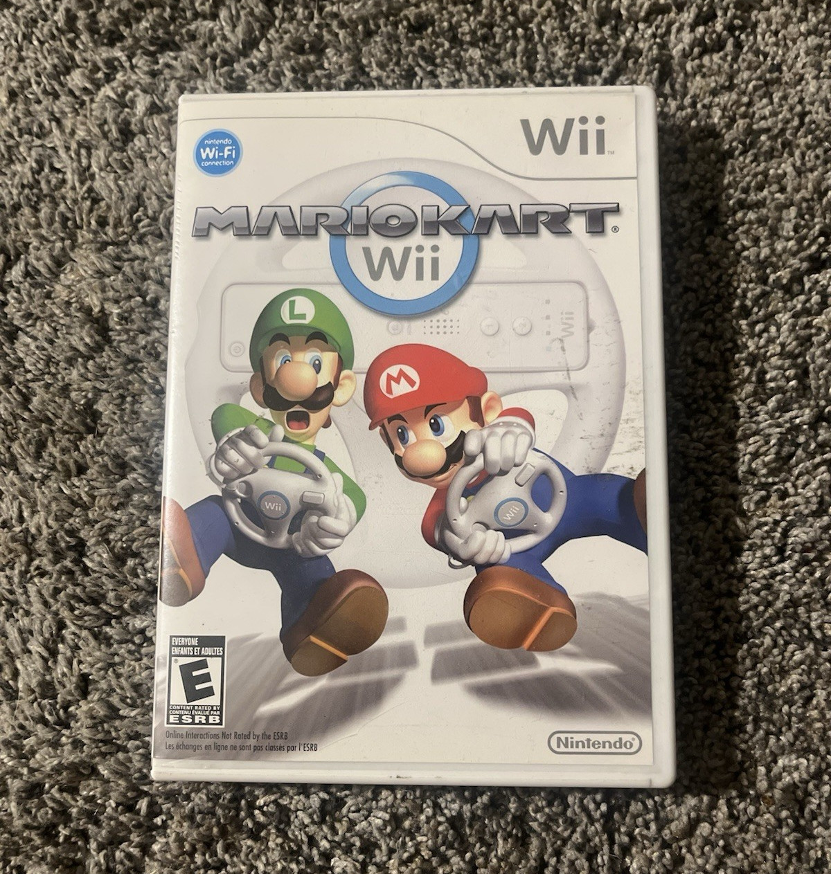 CIB Nintendo Mario Kart Wii (2008) Wii w/ Manual NTSC-U/C E Racing