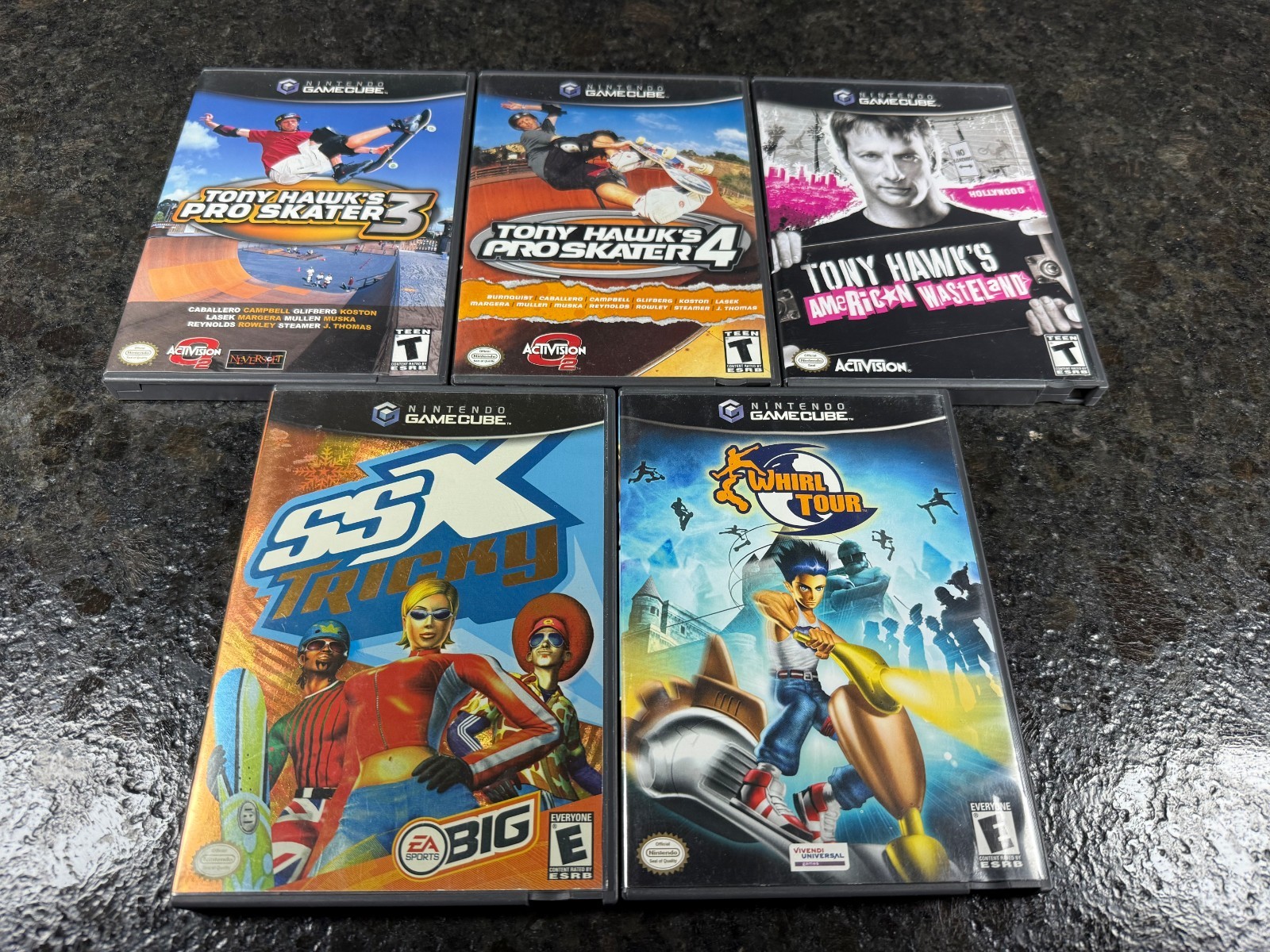 GameCube Tony Hawk SSX Tricky Extreme Sports Bundle UNTESTED
