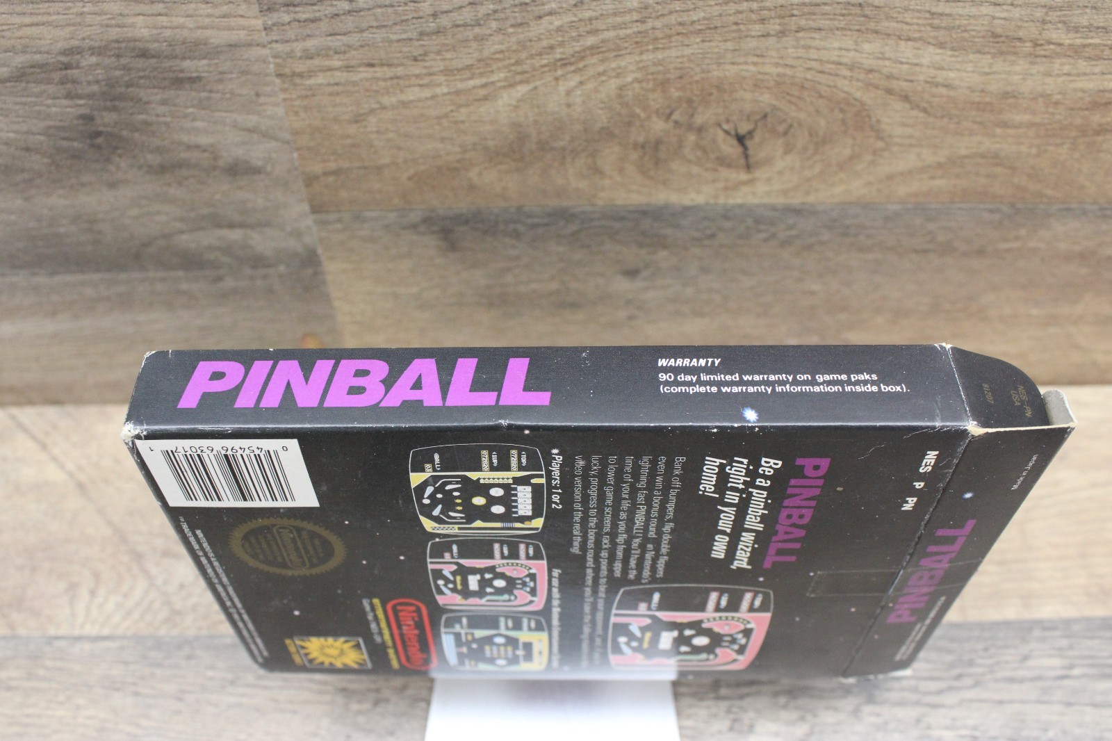 Pinball Nintendo NES 1985 VIDEO GAME BOX ONLY