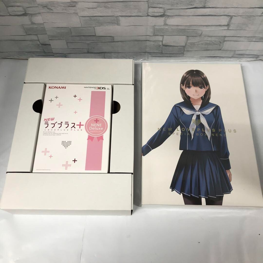 Konami Japanese version 3DSLL NEW Love Plus + Nene Deluxe Complete Set NEW