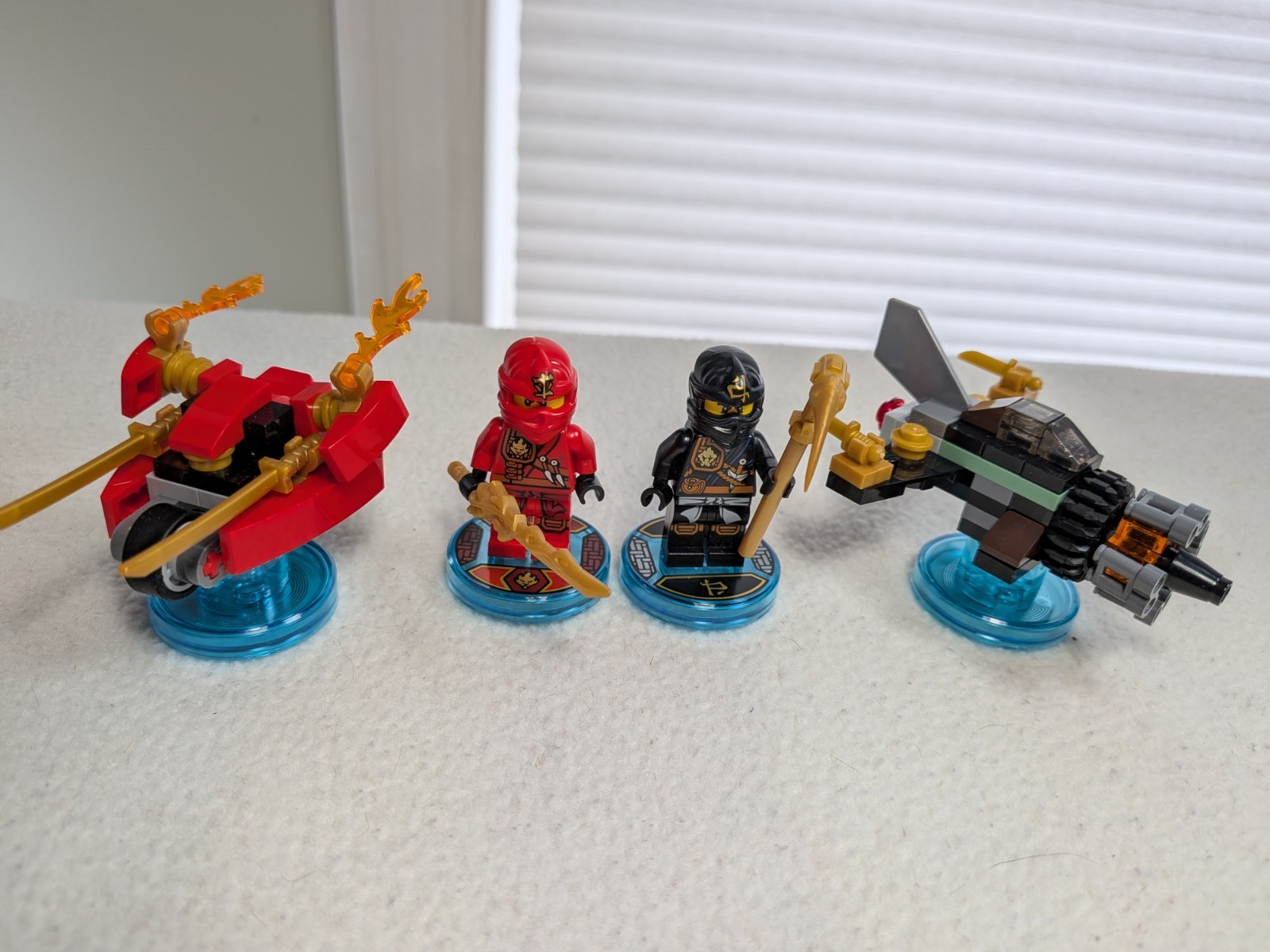 LEGO Dimensions Ninjago COLE & KAI 71207 Loose Set Team Pack