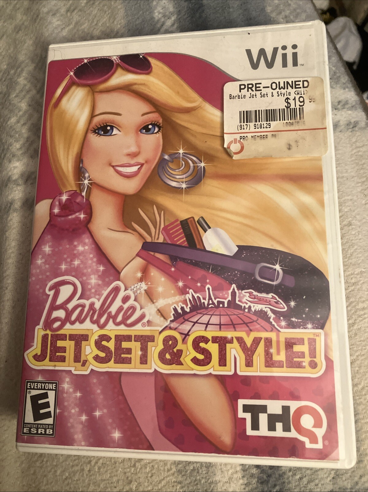 Barbie: Jet, Set & Style (Nintendo Wii, 2011) Complete Tested Working Game