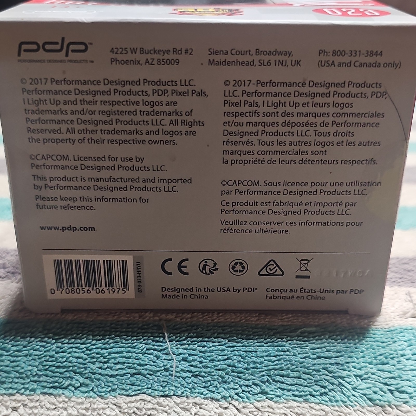 PDP Pixel Pals Light Up Hot Ryu Collectible Light Street Fighter V 023