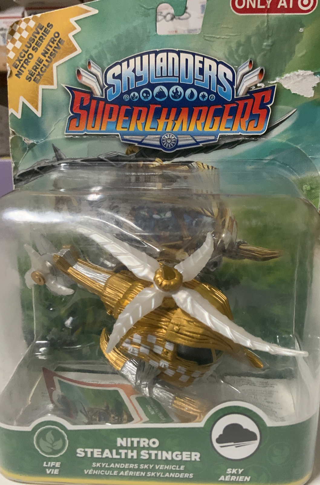🔰 Skylanders Superchargers Nitro Stealth Stinger 🆕 Distressed Box