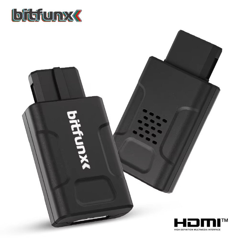 Bitfunx N64 HDMI Adapter 720P 1080P HD Converter Upscale N64 SNES SFC GameCube