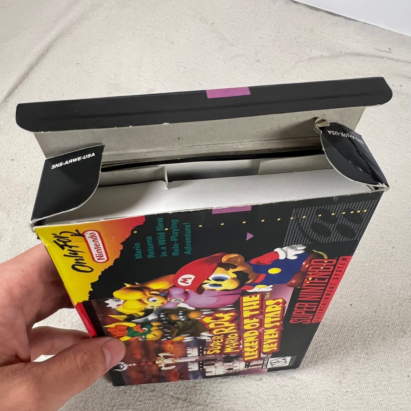 Super Mario RPG: Legend of the Seven Stars Nintendo SNES 1996 CIB Complete