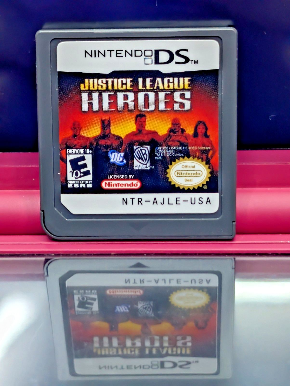 Justice League Heroes (Nintendo DS, 2006) DC Comics CIB Complete
