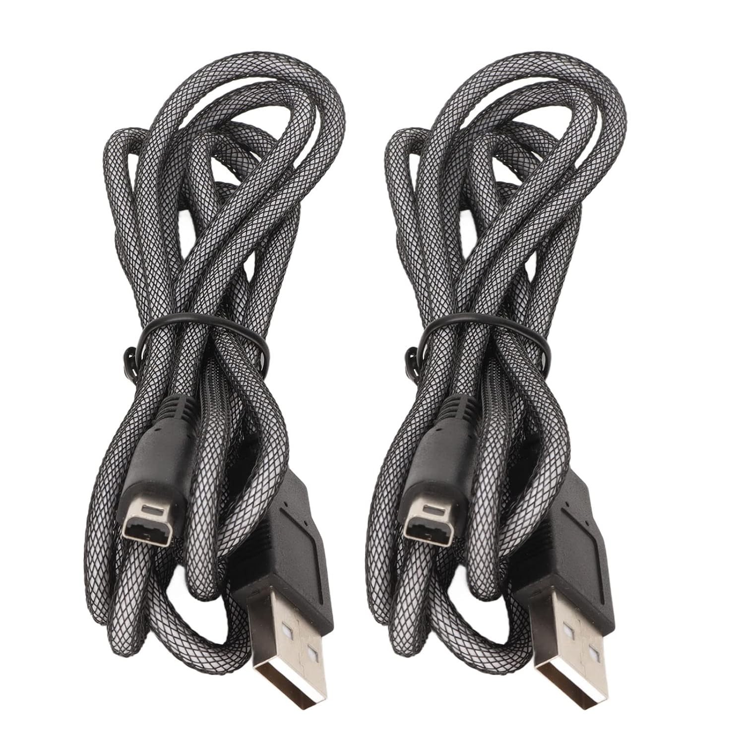 Charge While Playing! 5ft 2PCS 3DS USB Cable for Ultimate Gaming Experience