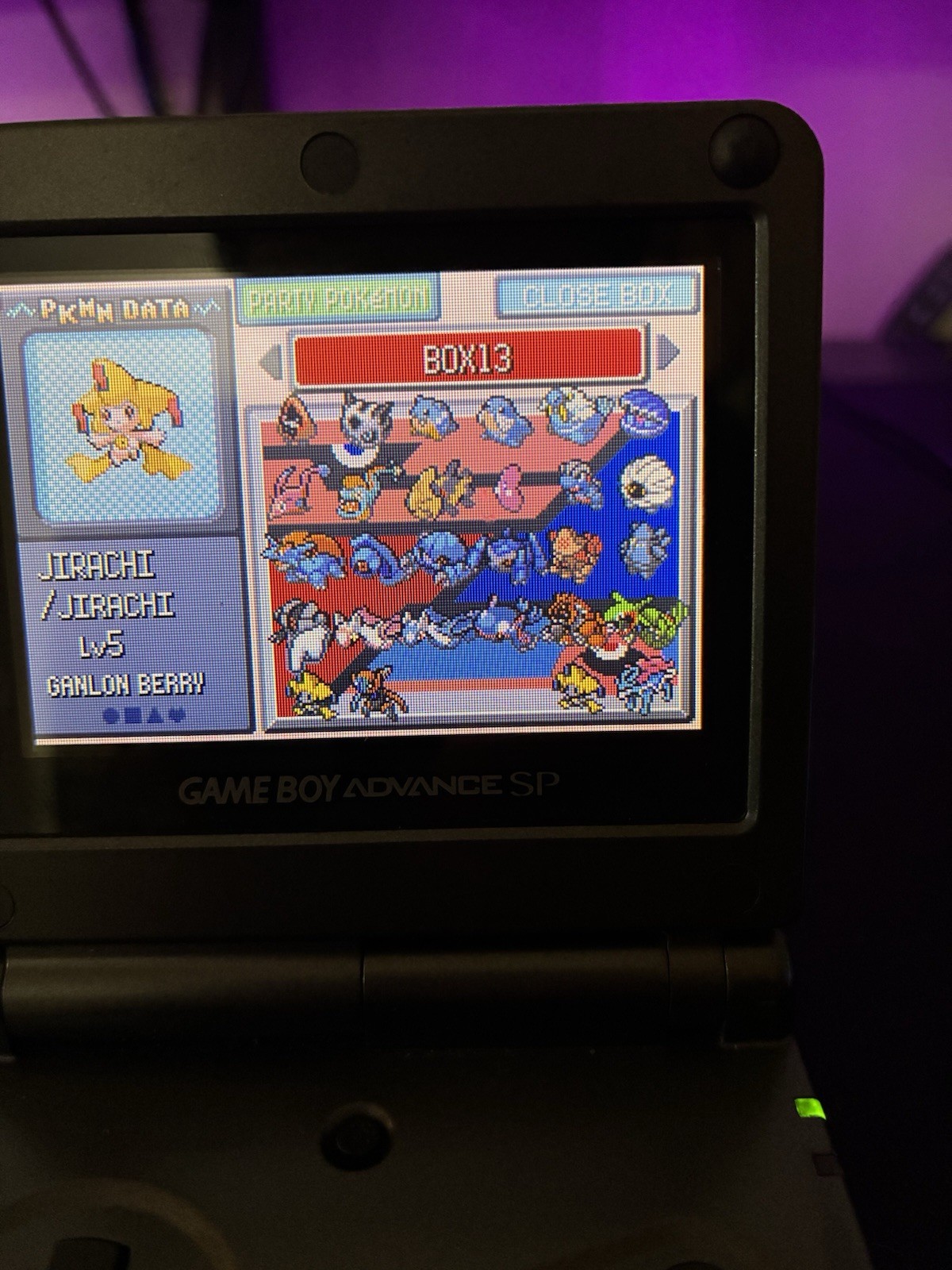 AUTHENTIC Pokémon Emerald Version GBA-SHINY LIVING DEX-EVENT ITEMS-CUSTOM OT