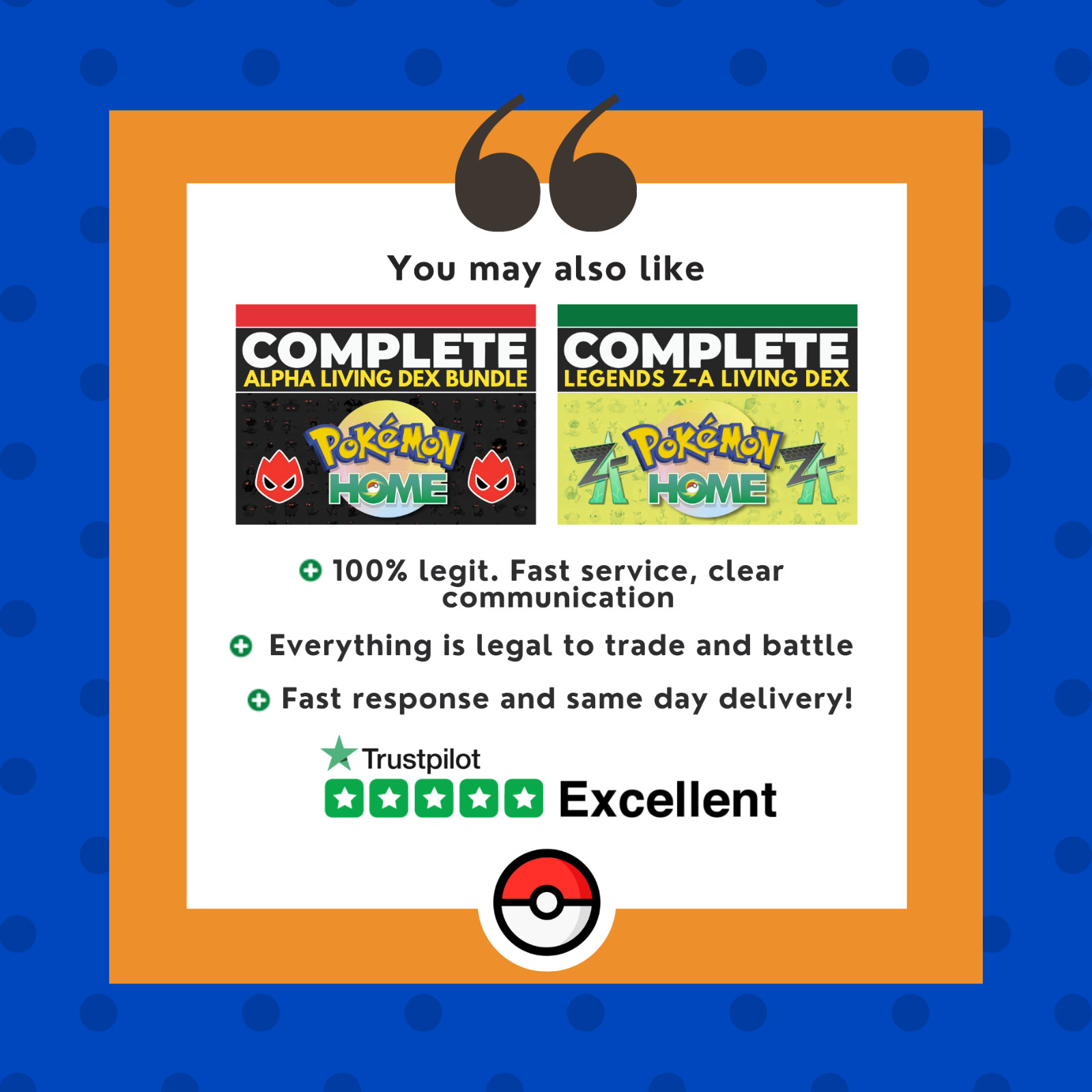 Pokémon CHAMPIONS Complete Bundle for HOME Shiny Living Dex Competitive Pokedex