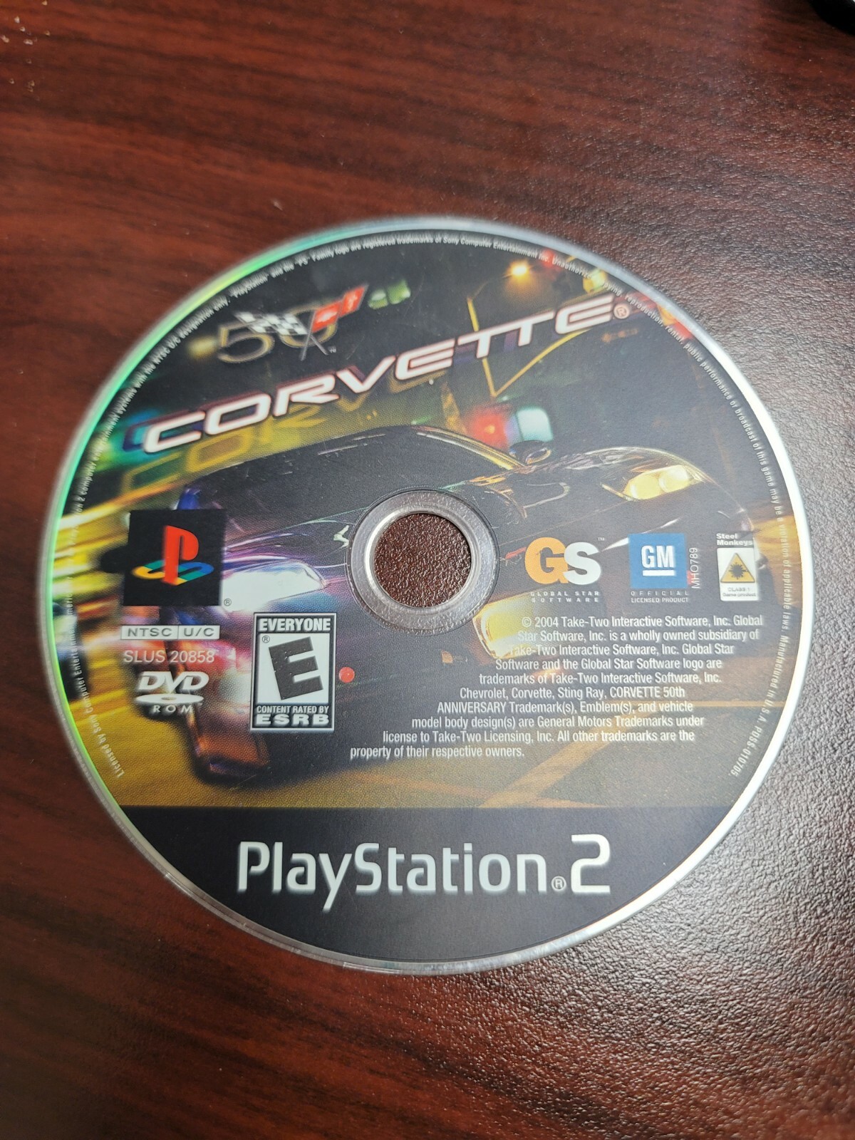 Corvette (Sony PlayStation PS2) NO TRACKING – DISC ONLY 3406