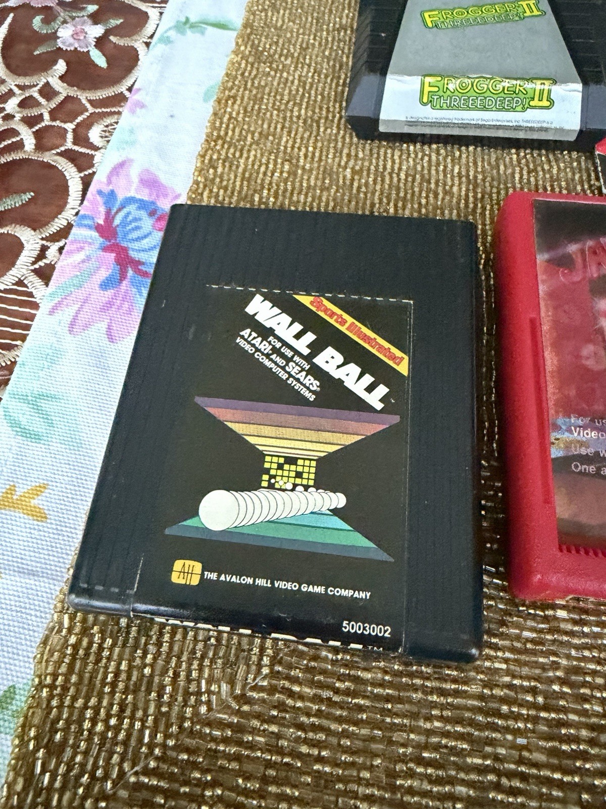 Atari 2600 RARE JAWBREAKER, Wall Ball, frogger 2 Three deep, Crystal Castles XE