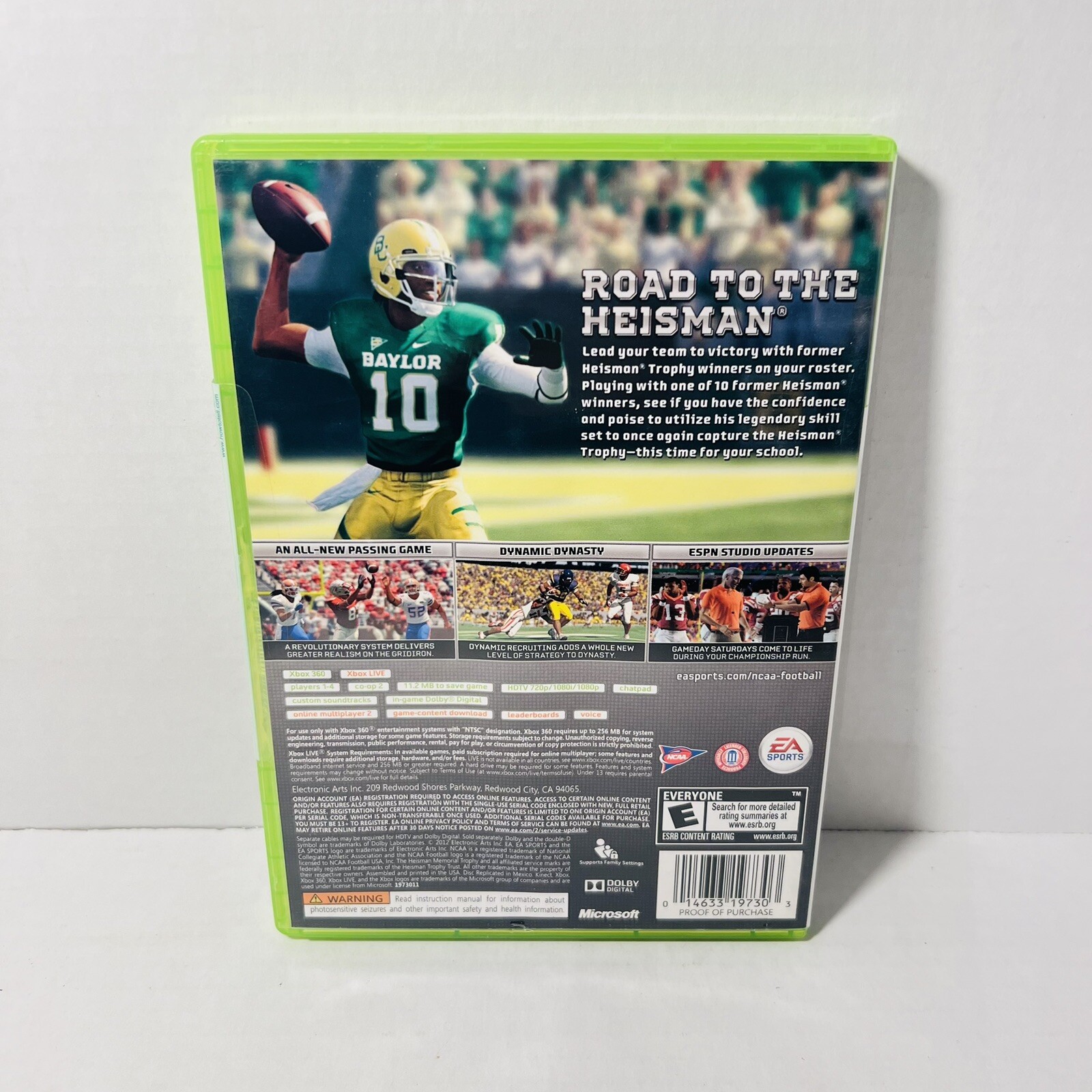 NCAA Football 13 Xbox 360 CIB VERY VERY CLEAN DISC 9.5/10 CASE 9/10 CONDITION!!!