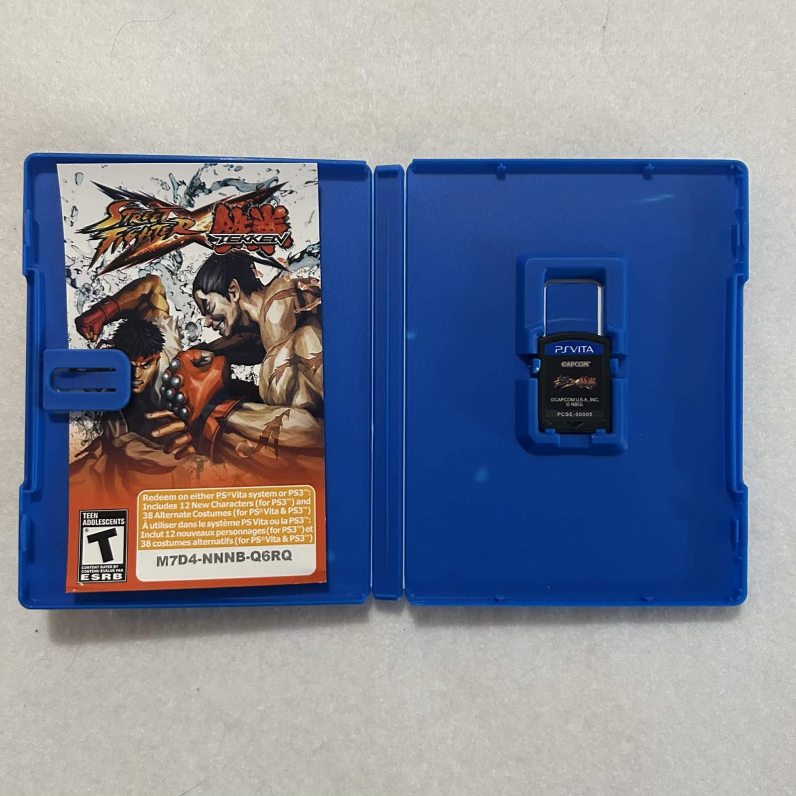 Street Fighter X Tekken (Sony PlayStation Vita, 2012) Authentic, Cleaned, Tested