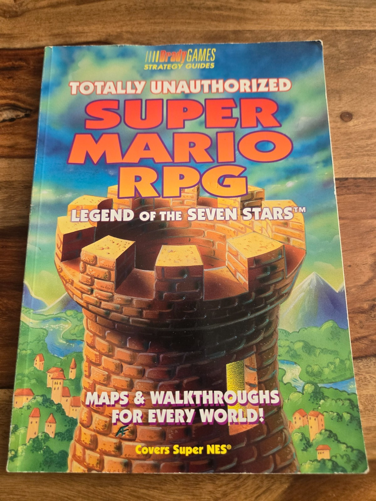 Super Mario RPG Legend Seven Stars SNES Brady Games Strategy Guide