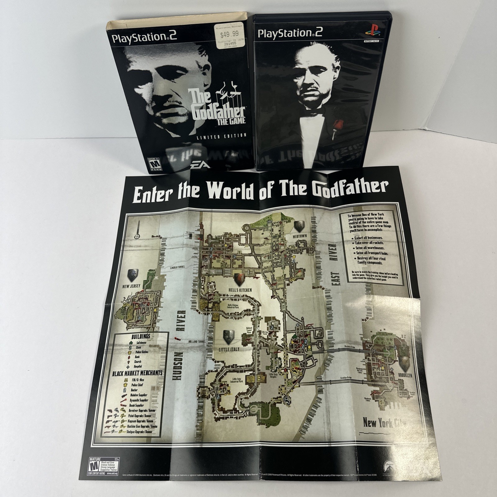 The Godfather The Game Limited Edition PS2 2006 CIB In Excellent Condition