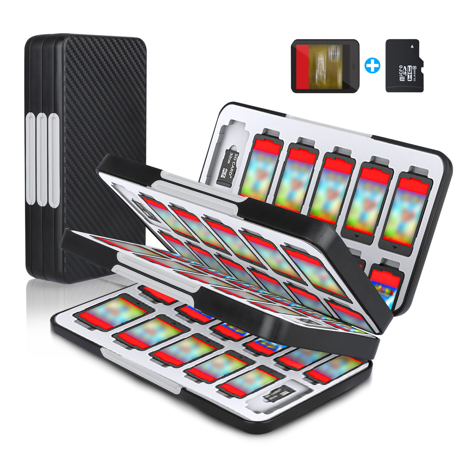 72xGame Card Case Holder Box Storage Travel Carry Cover for Nintendo Switch/Lite