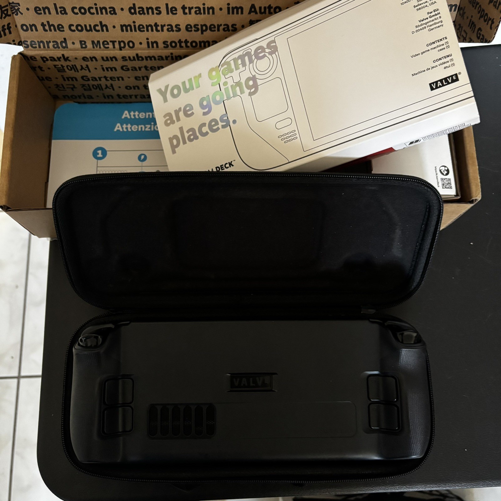 Valve Steam Deck 64gb LCD w/ Original Packaging, Carrying Case, & Power Adapter