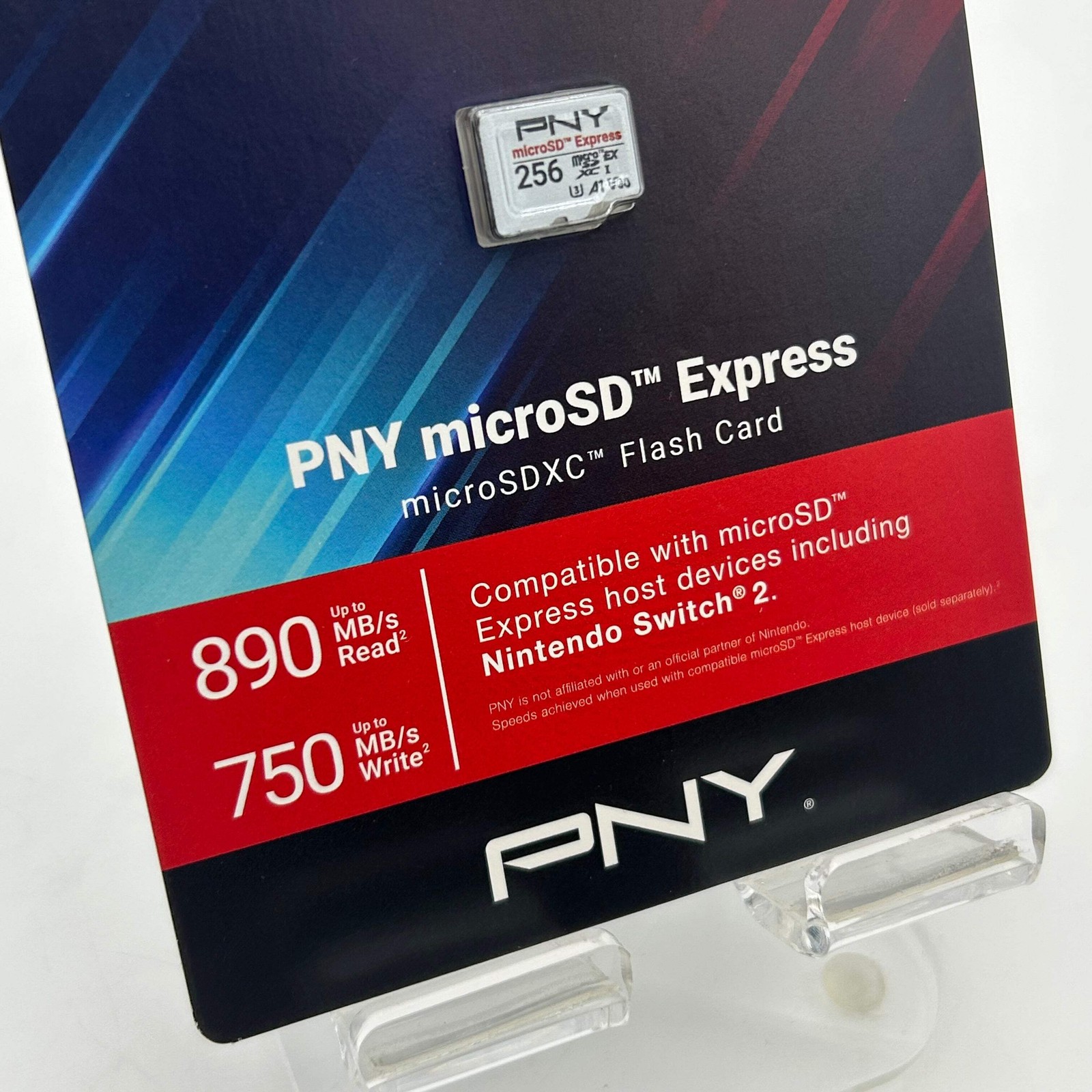 PNY 256GB microSD Express microSDXC Memory Card – Brand New