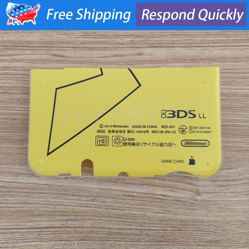 Replacement For New 3DS LL/ 3DS XL Console Pikachu Housing Shell Protective Case