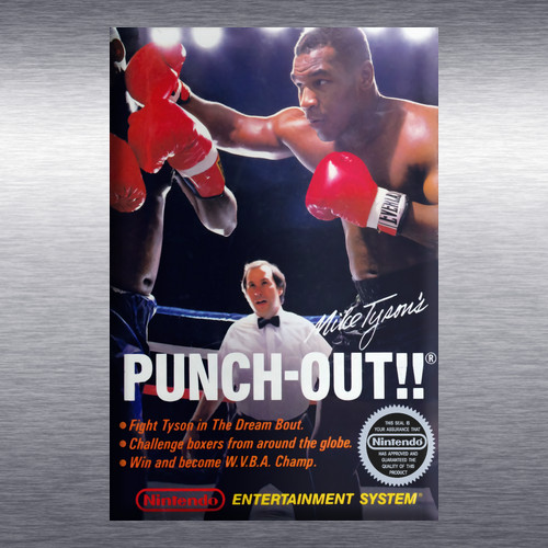 Mike Tyson’s Punch-Out!! Video Game Box Art NES High Quality Magnet