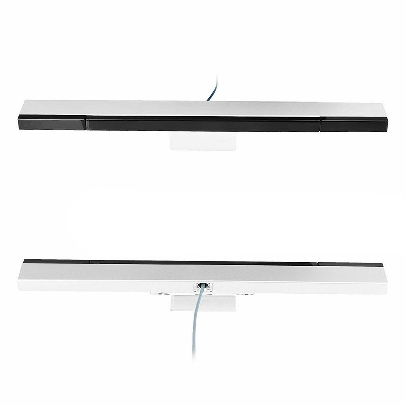 SENSOR BAR FOR NINTENDO WII & WII U WITH STAND WIRED INFRARED RECEIVER – NEW