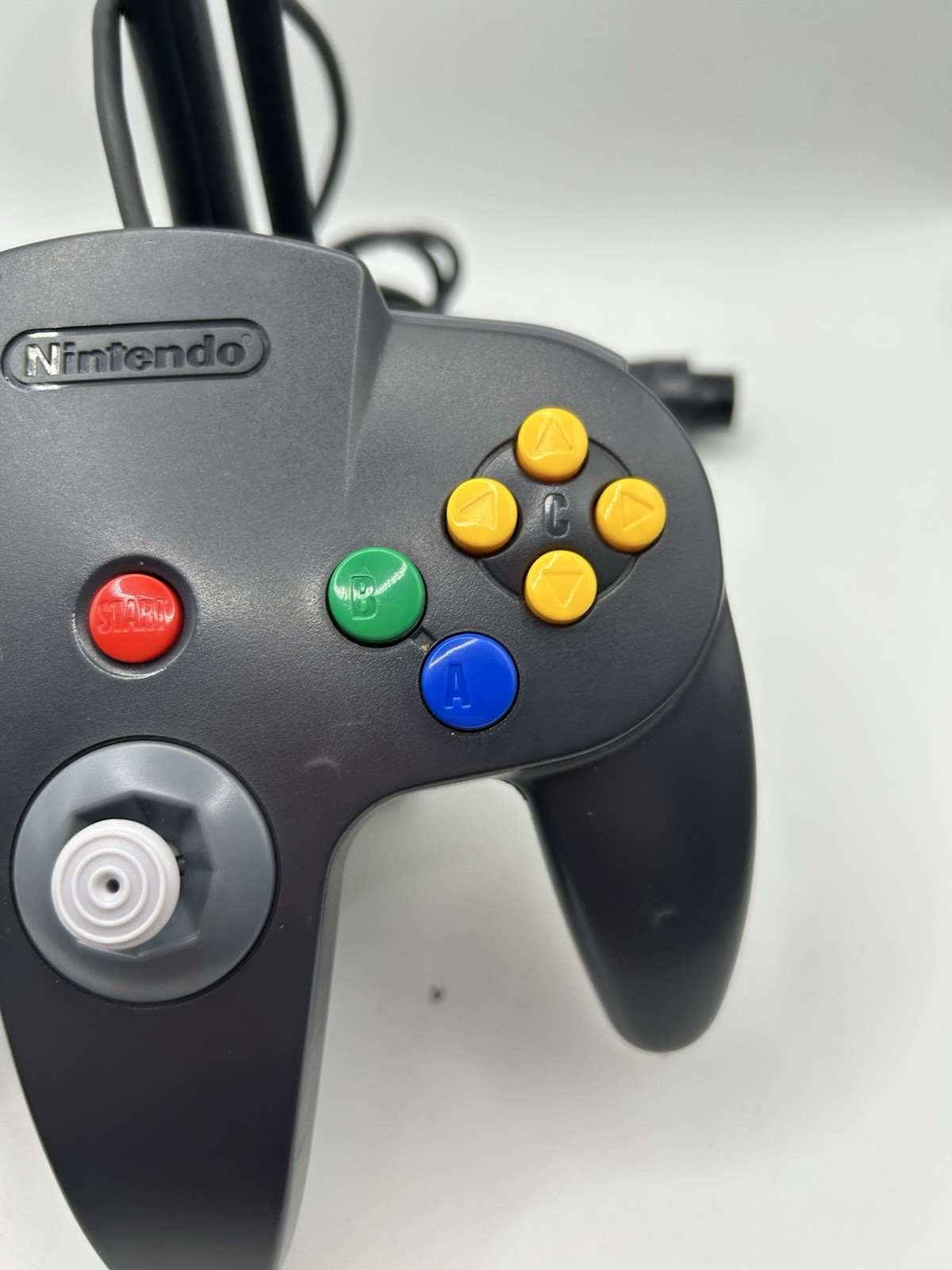 Official Nintendo 64 N64 Controller Black x Gray Refurbished New Stick Tested