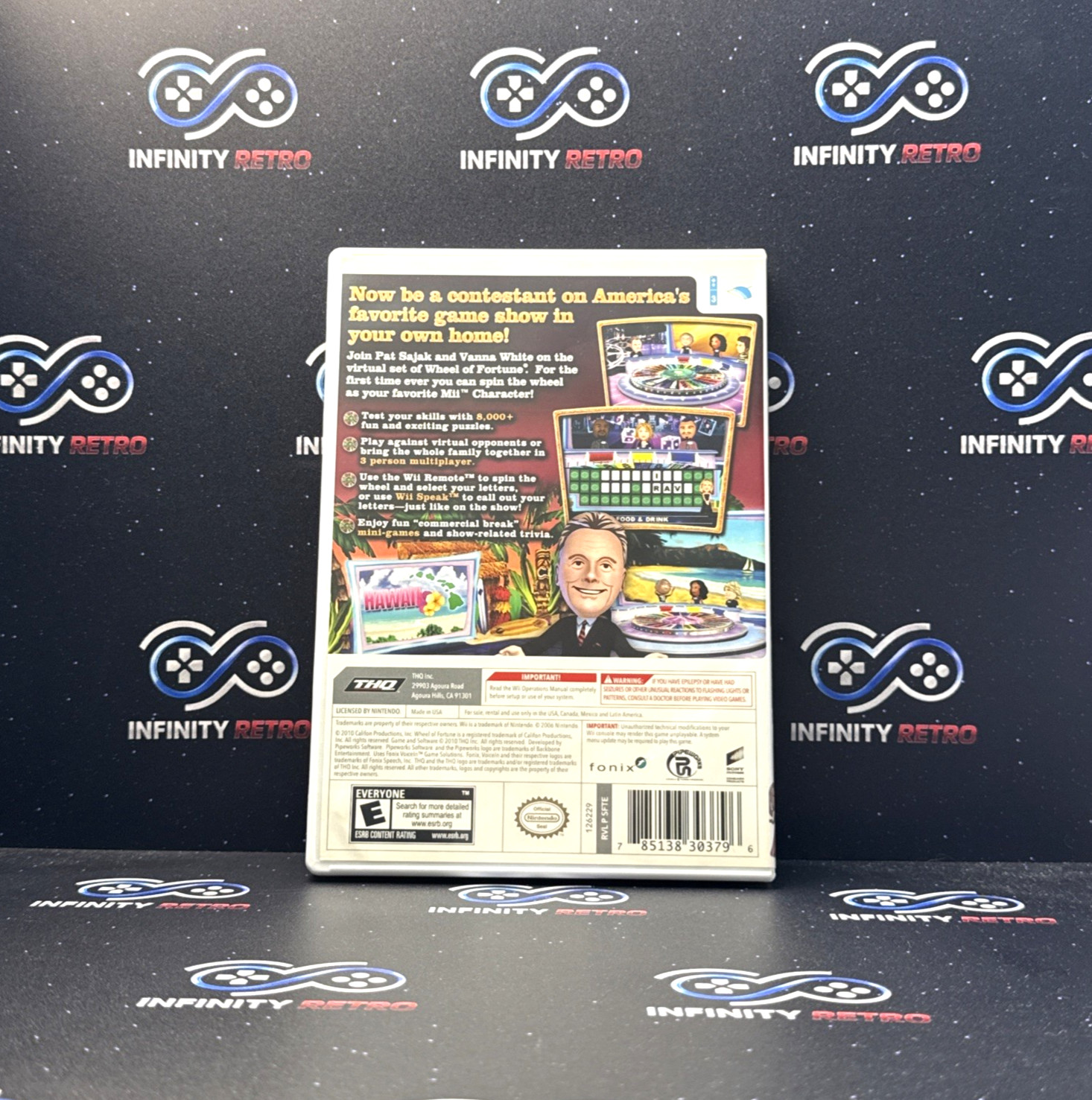 Wheel of Fortune Nintendo Wii CIB Complete Refurbished & Tested Free Shipping
