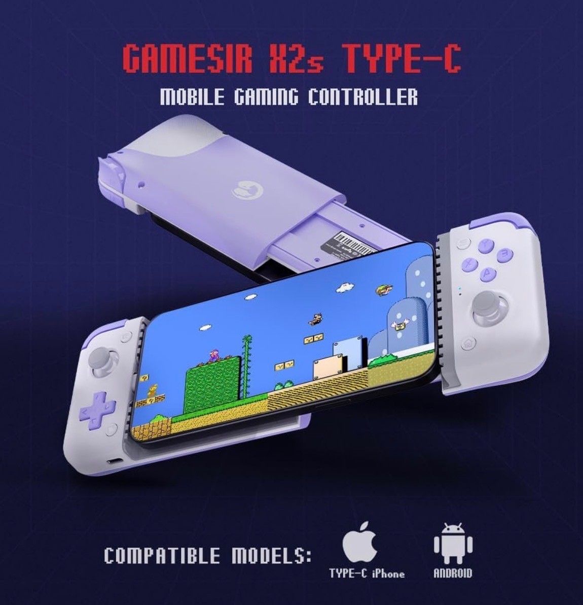 GameSir X2s Type-C Mobile Gaming Controller for iPhone 15 Series (USB-C)Android