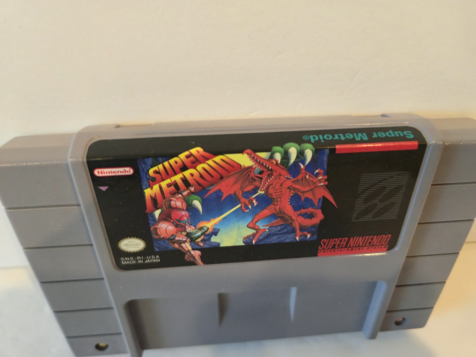 Super Metroid Super Nintendo SNES Game & Box