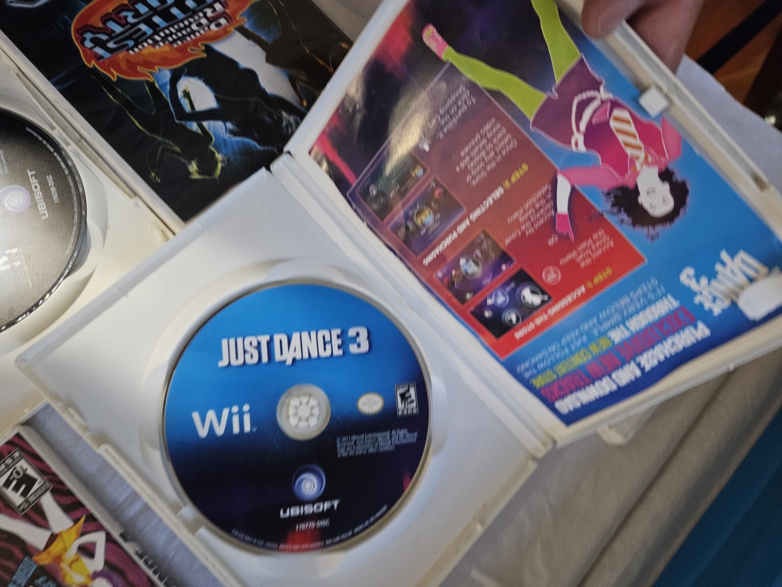 Nintendo Wii Just Dance 2 3 4 + Revolution Game & Party Pad +Country & M Jackson