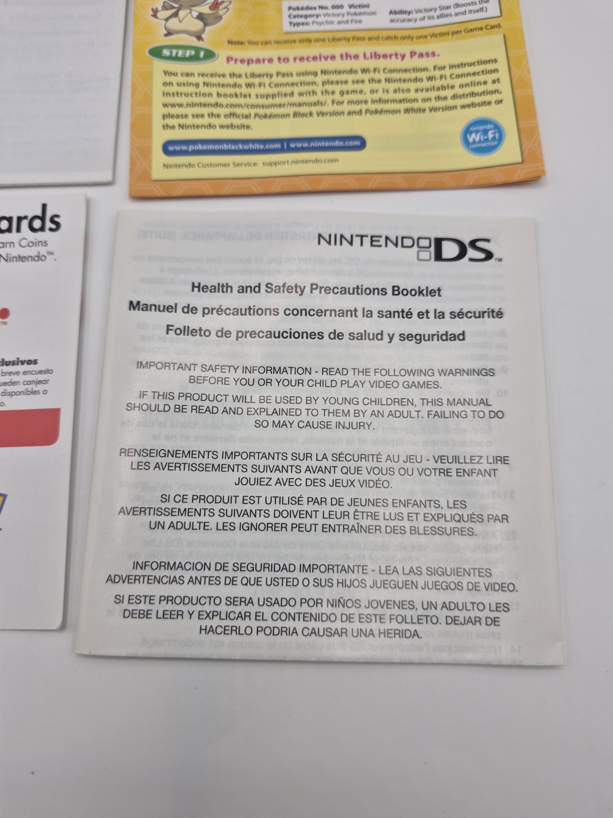Pokemon: Black Version Authentic (Nintendo DS 2011) CIB Tested Authentic Insert