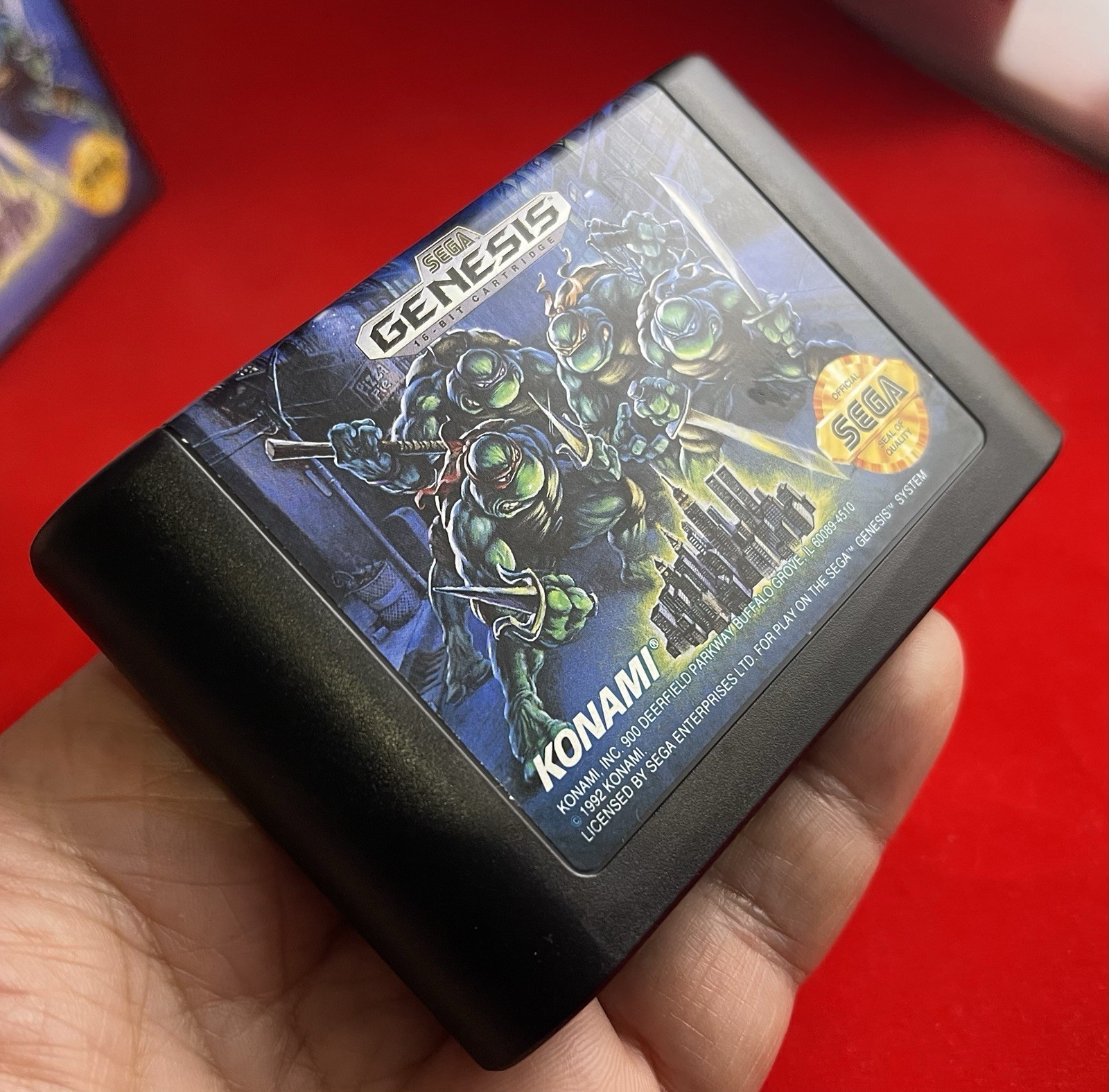 Hyperstone Heist TMNT Sega Genesis 100% COMPLETE IN BOX w/POSTER & REG🔥