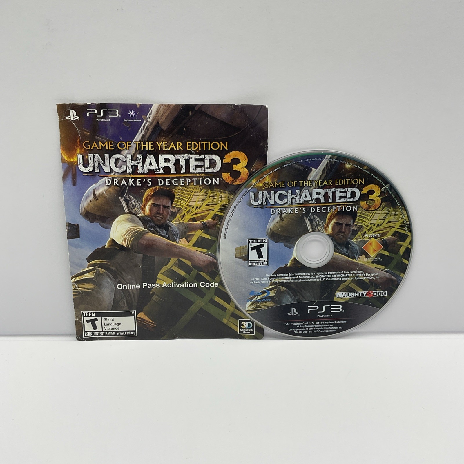 Uncharted 3: Drake’s Deception – GOTY (PS3) Tested & Complete|1 YR Warranty|CIB