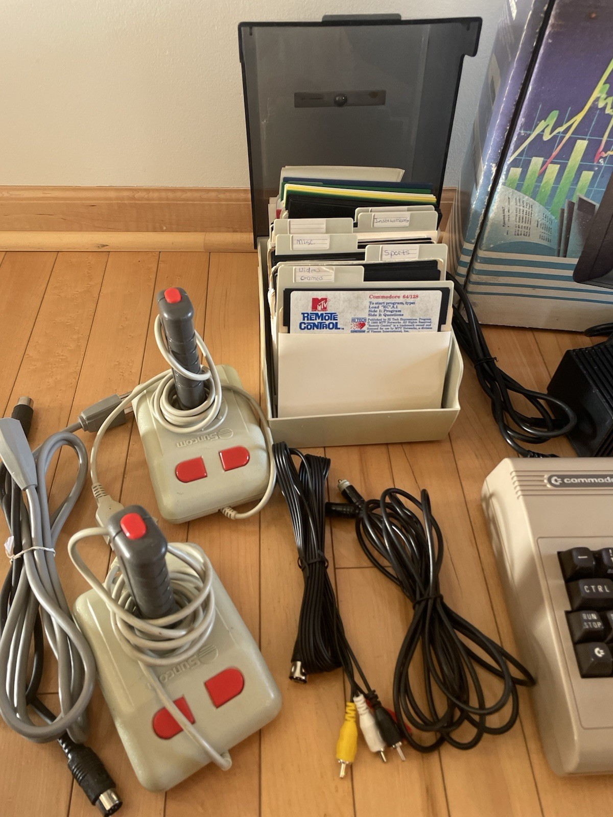 RARE Vintage Original Commodore 64 Console & 1541 Disk Drive Pristine Condition