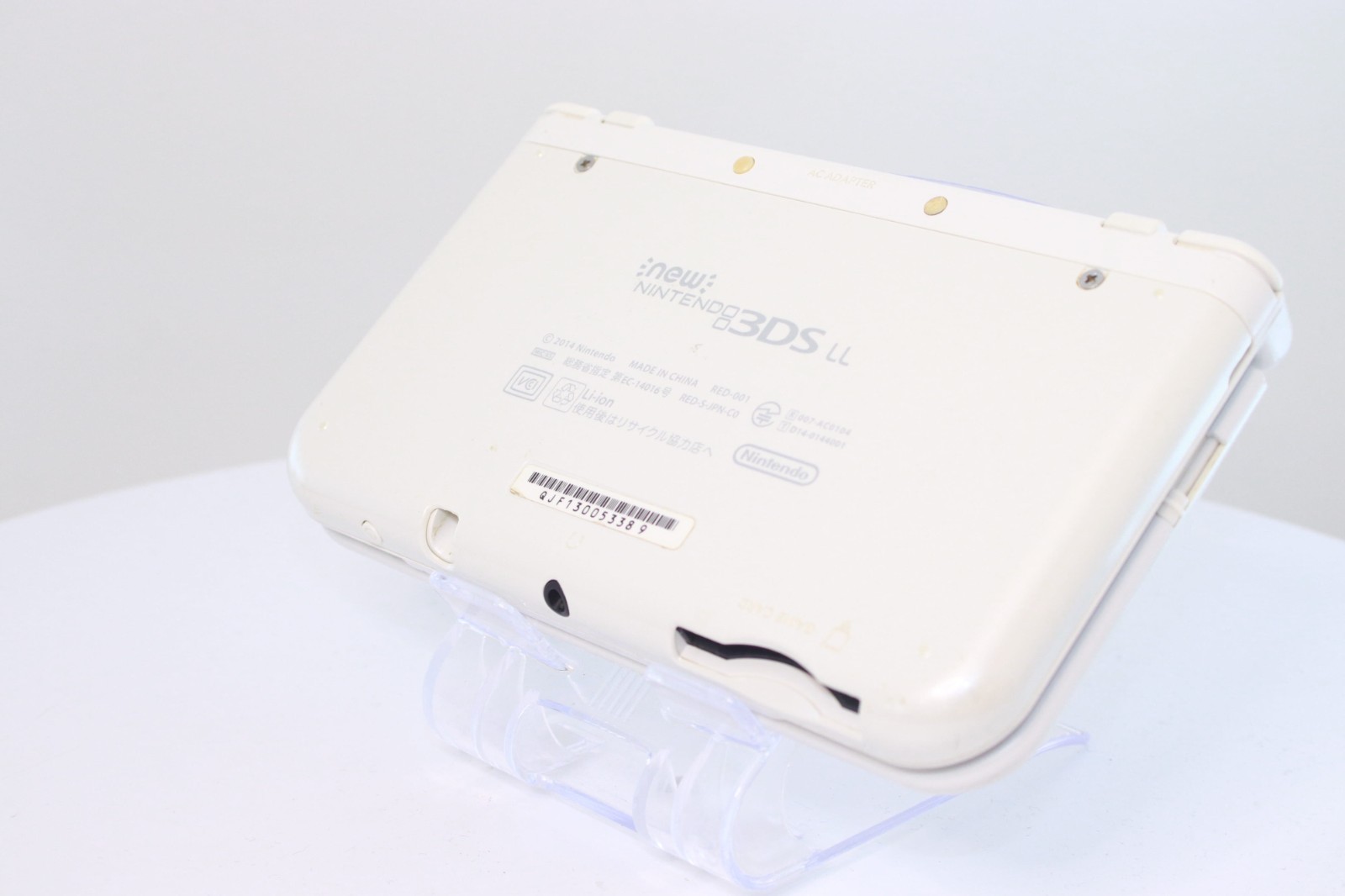 New Nintendo 3DS LL XL Pearl White [Rank : B]Region-locked