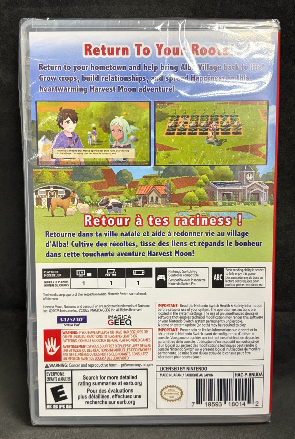 Harvest Moon: Home Sweet Home Special Edition (Nintendo Switch) BRAND NEW