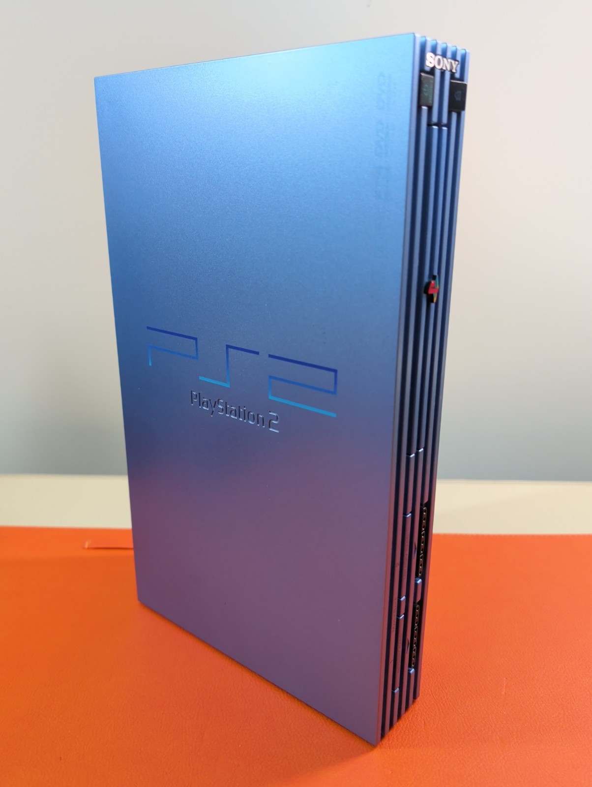 PS2 Aqua Blue Console Controller set Playstation2 NTSC-J Japan Tested