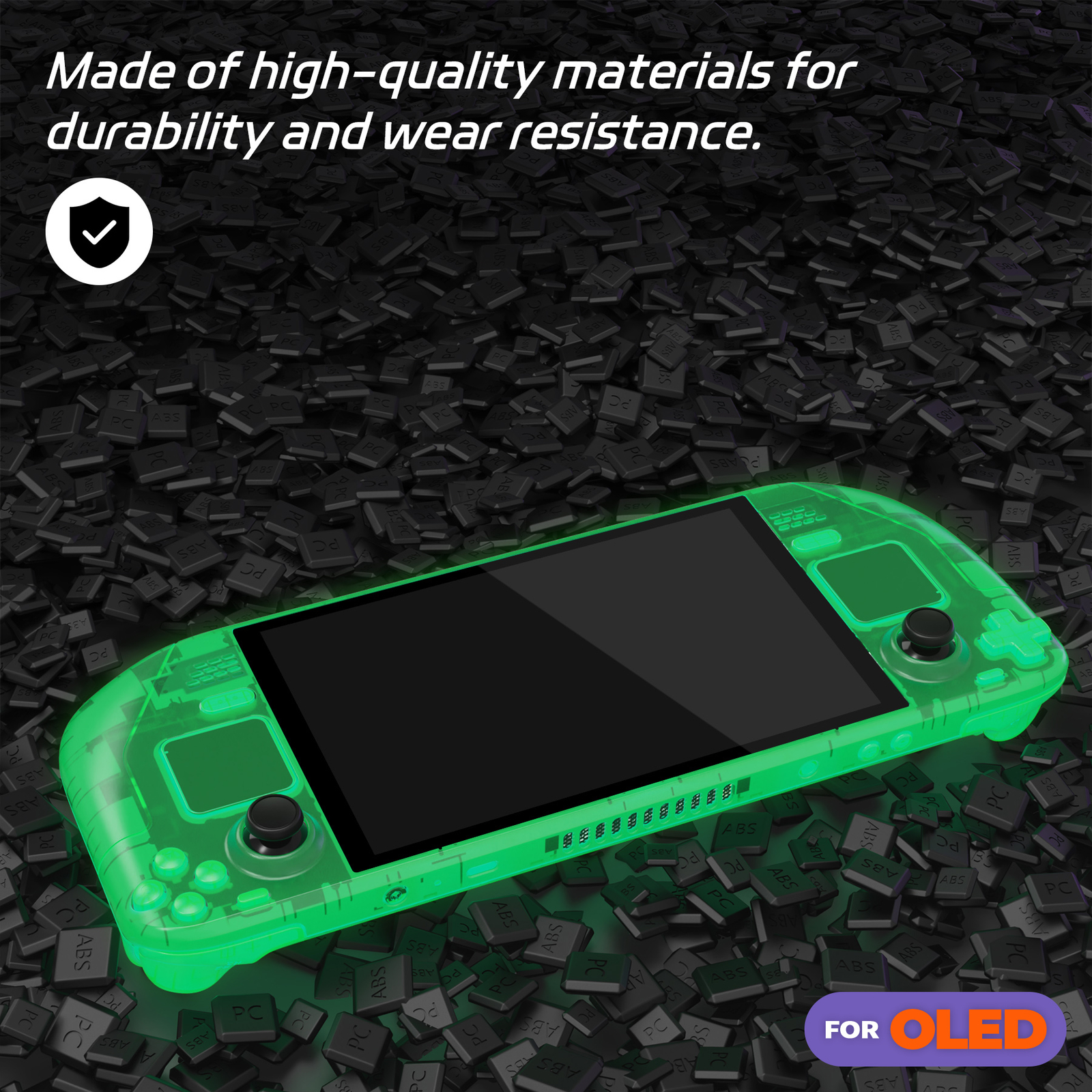 Replacement Full Set Housing Shell Case w/ Buttons for Steam Deck OLED Console
