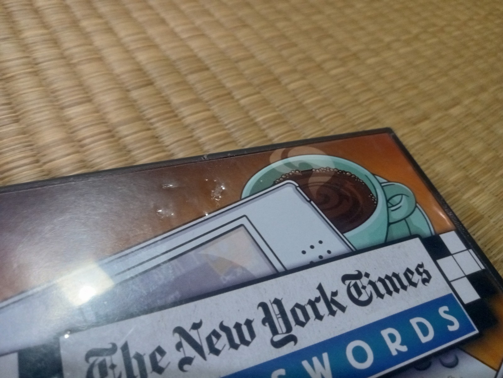 New York Times Crosswords (Nintendo DS, 2007) CIB manual, game, artwork,
