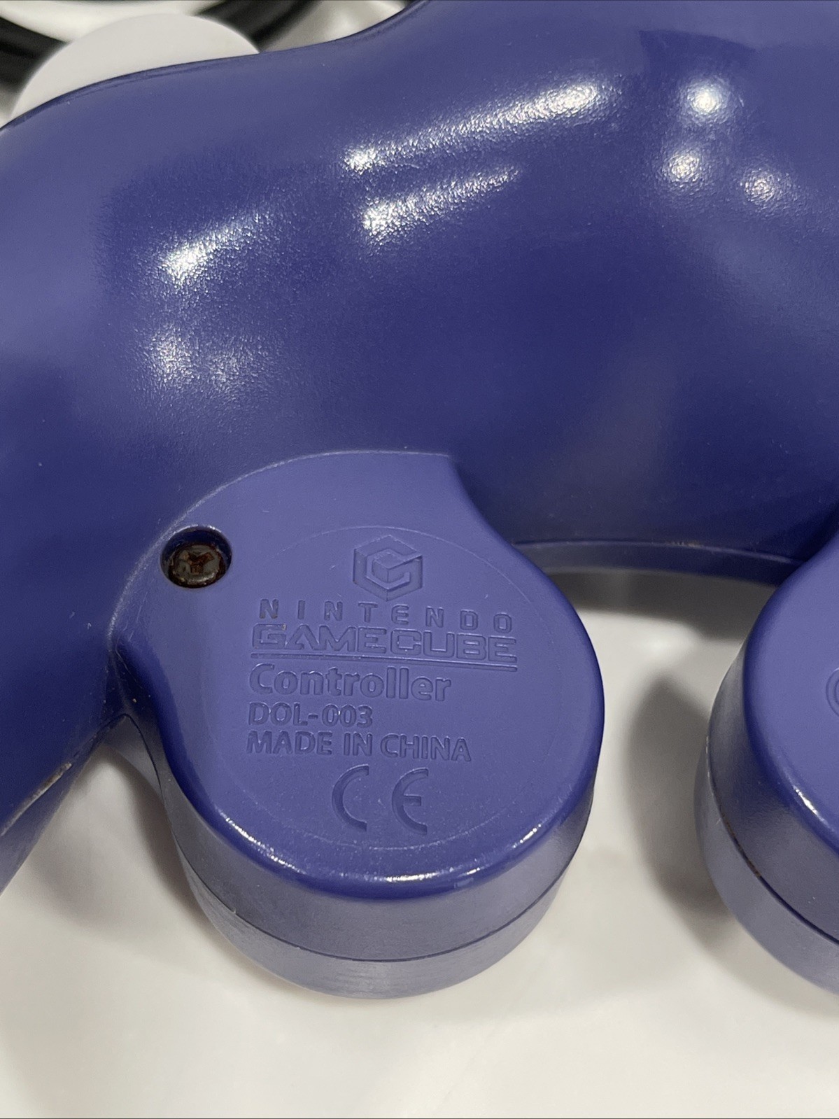 🔥 Nintendo Gamecube Controller Purple Violet Indigo DOL-003 OEM VGC TESTED
