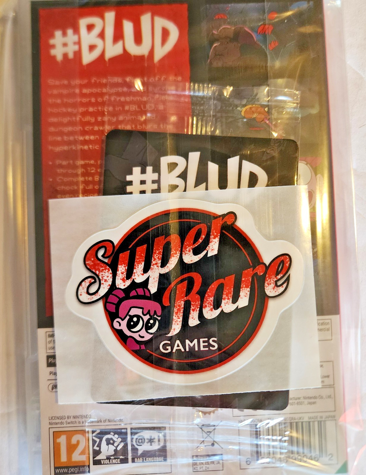 Super Rare Games #129 #BLUD Nintendo Switch Brand New Sealed With Cards/ Sticker