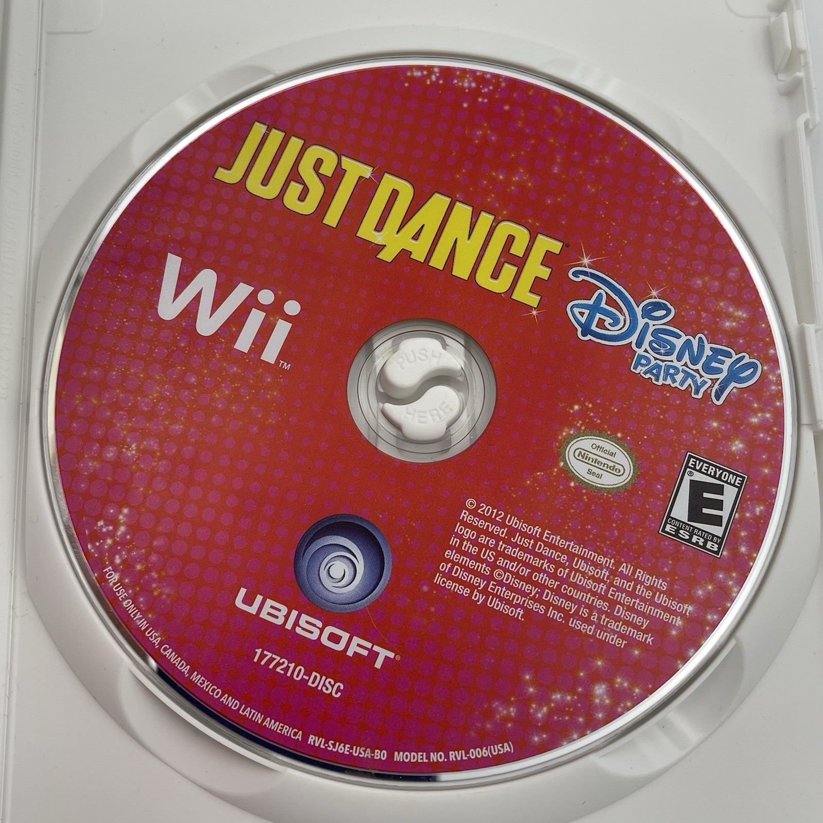 Just Dance: Disney Party (Nintendo Wii, 2012) CIB Complete – Tested & Working
