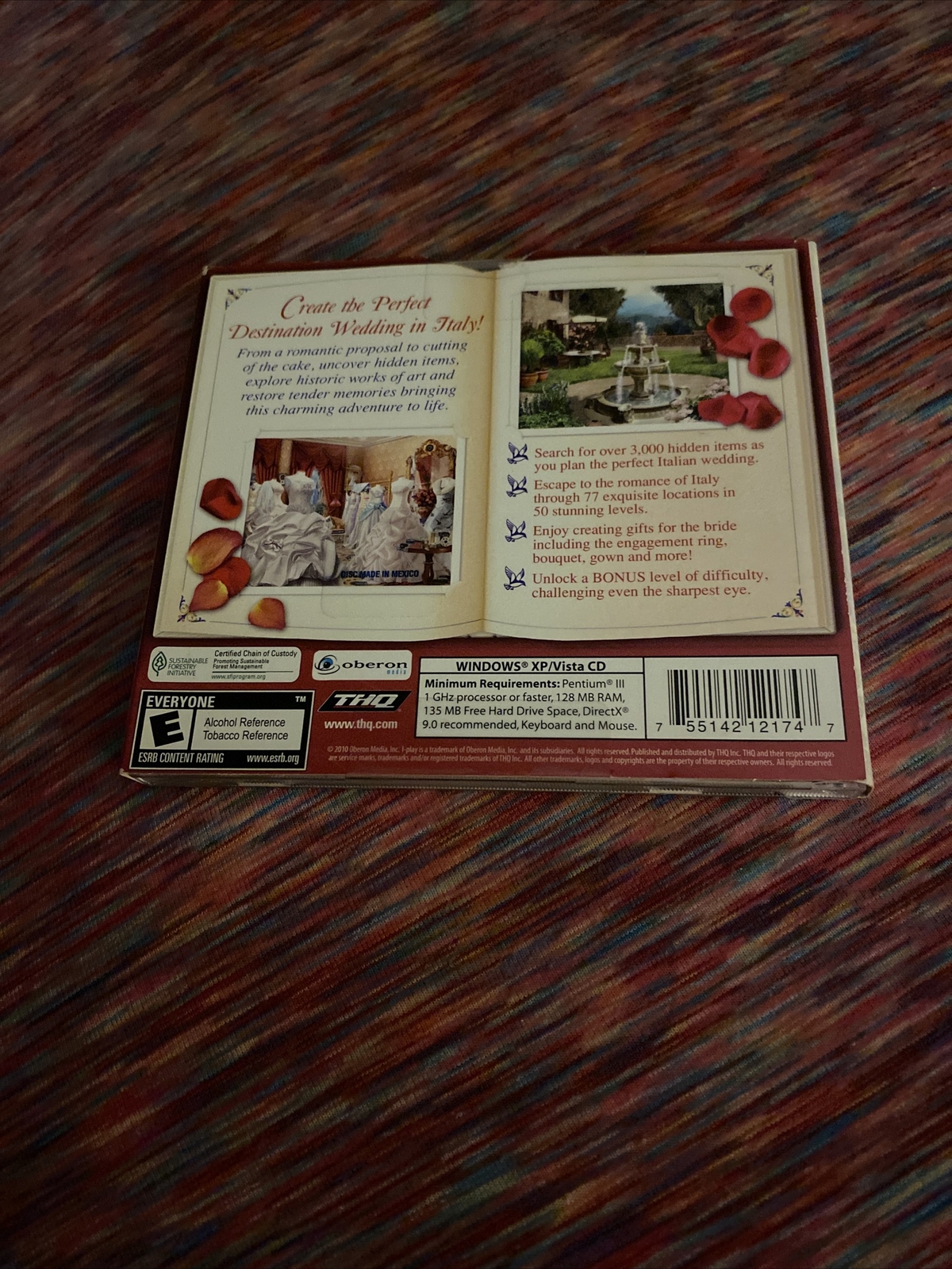 Dream Day Wedding: Bella Italia For Windows XP, Vista, Complete Great Shape