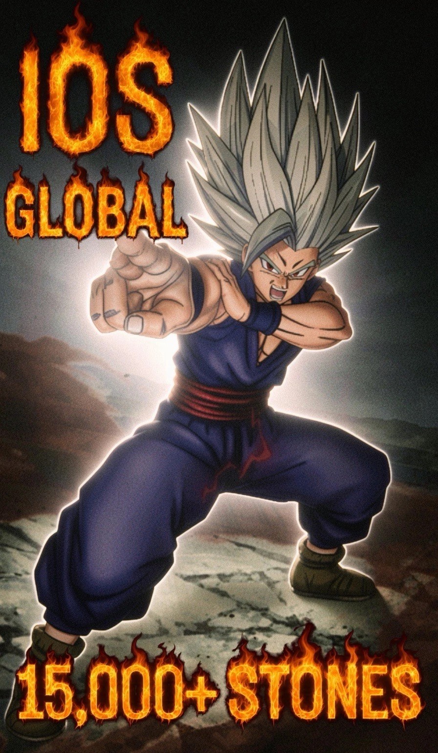Dokkan Battle ios 15,000+ Stones + 5 LRS