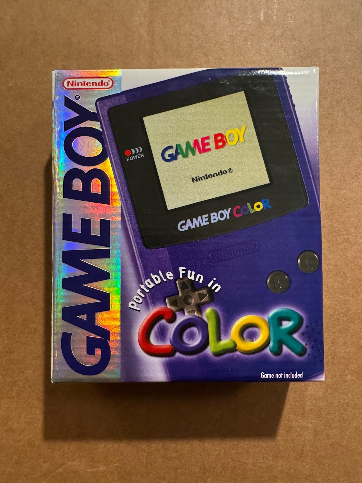 Nintendo Game Boy Color Handheld System – Grape Purple – Factory Sealed New