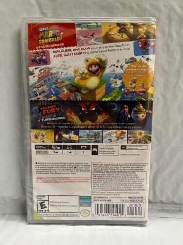 Super Mario 3D World + Bowser’s Fury Switch Brand New Sealed (2021 Platformer)