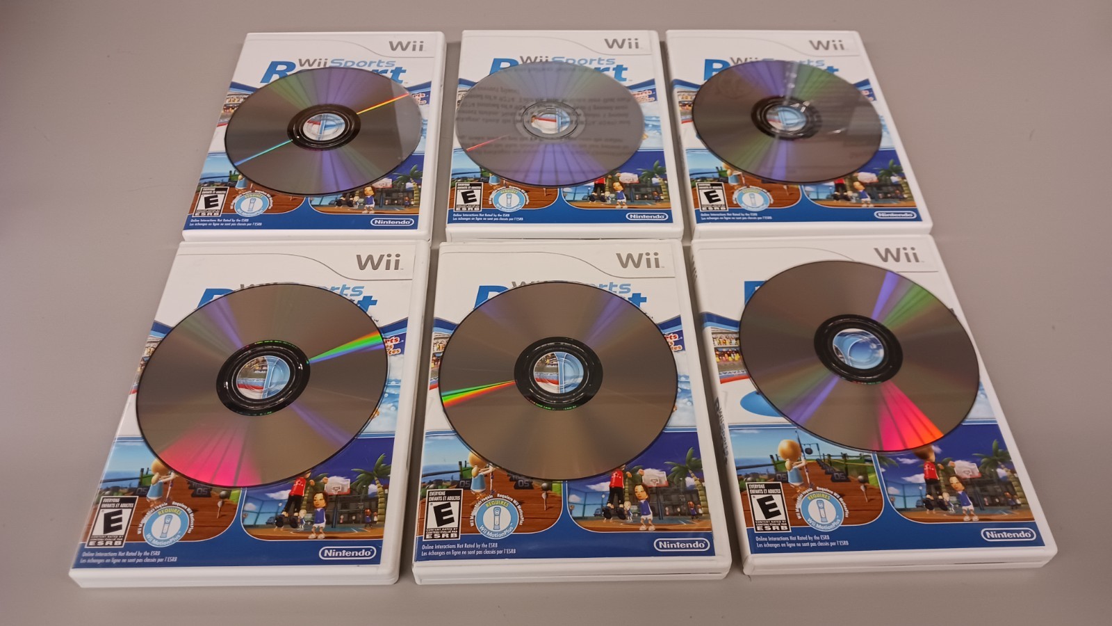 Lot of 6 Wii Sports Resort CIB